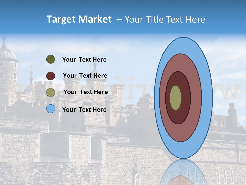 Capital Cloudy Landmark PowerPoint Template