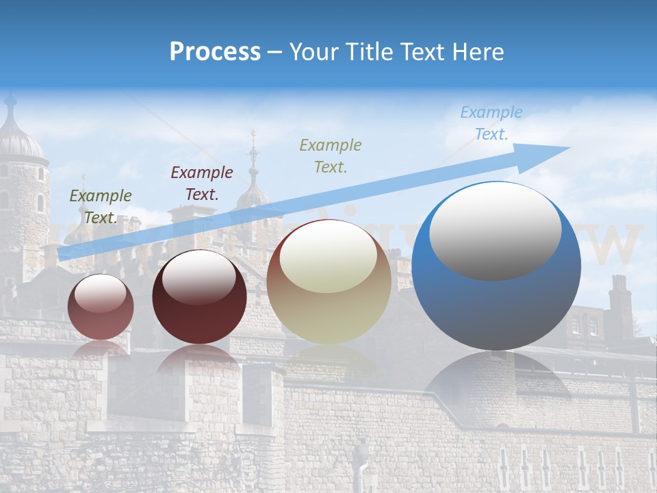 Capital Cloudy Landmark PowerPoint Template