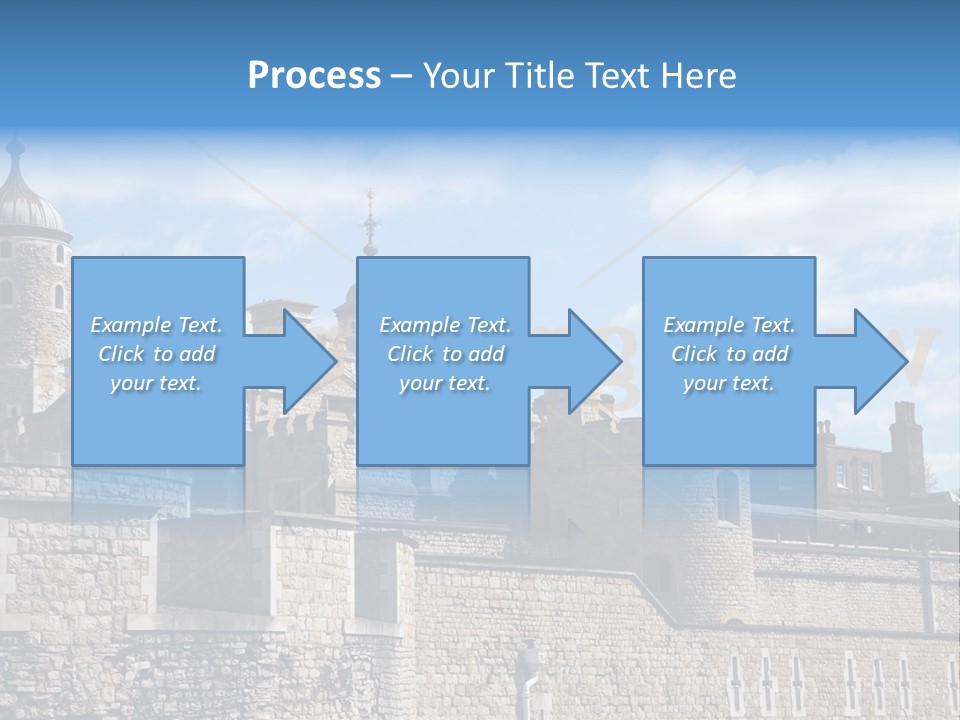 Capital Cloudy Landmark PowerPoint Template