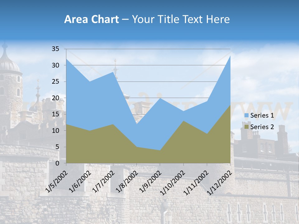 Capital Cloudy Landmark PowerPoint Template