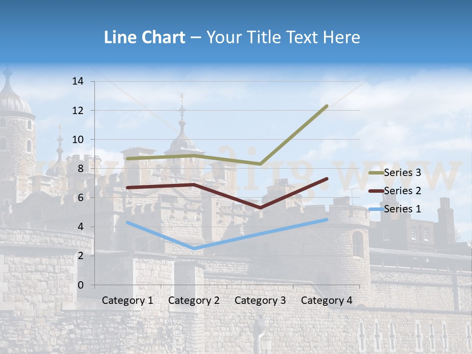 Capital Cloudy Landmark PowerPoint Template