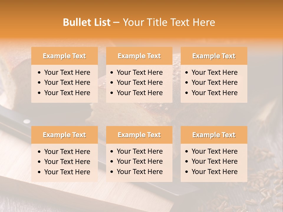 Bakery Food Traditional PowerPoint Template