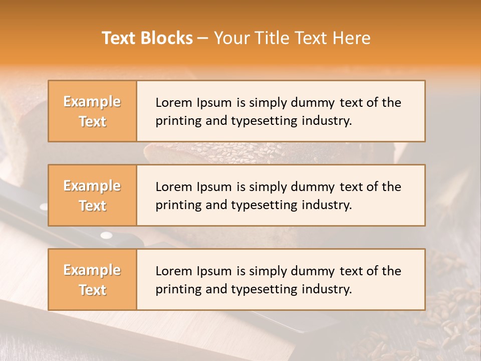 Bakery Food Traditional PowerPoint Template