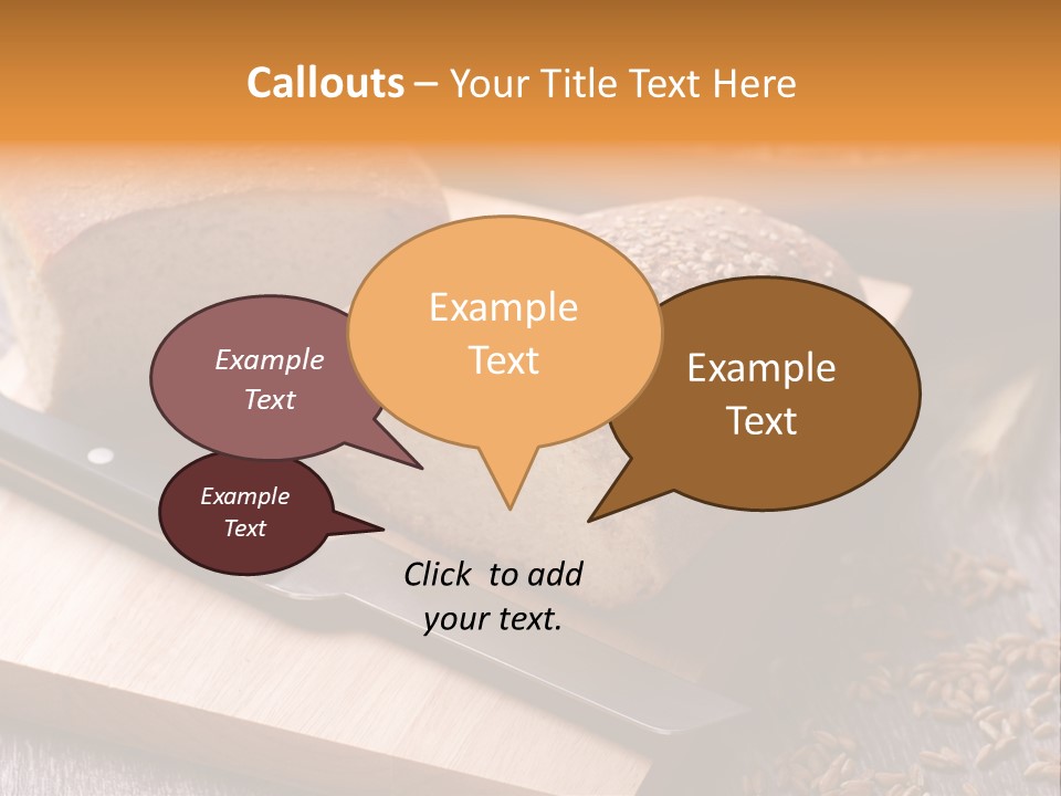 Bakery Food Traditional PowerPoint Template