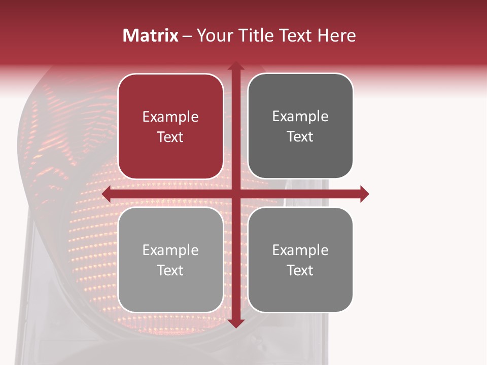 Regulate Yellow Red PowerPoint Template