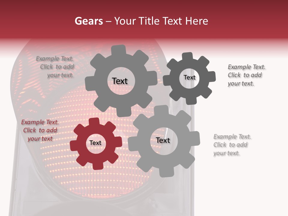 Regulate Yellow Red PowerPoint Template