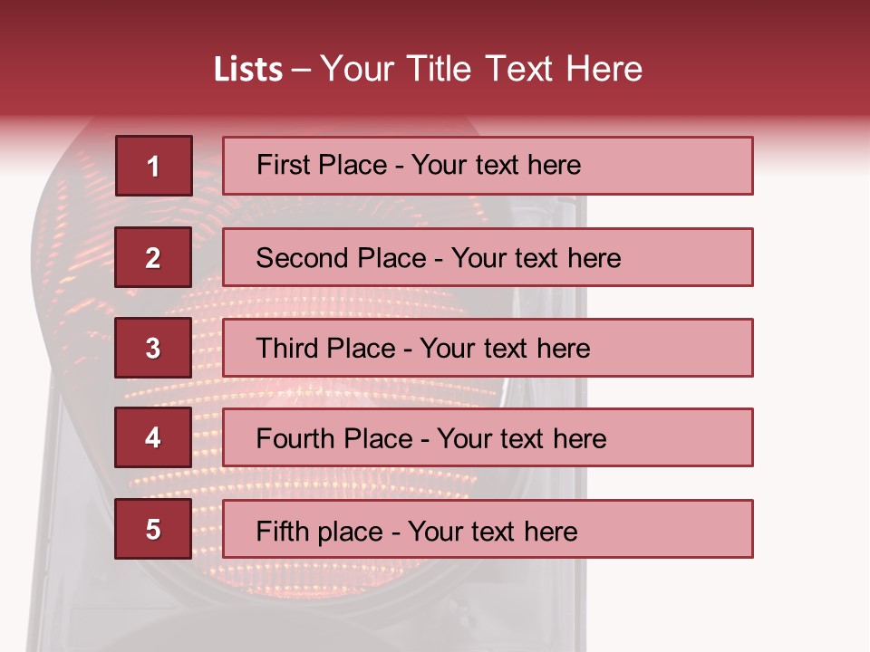 Regulate Yellow Red PowerPoint Template