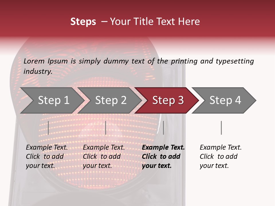 Regulate Yellow Red PowerPoint Template