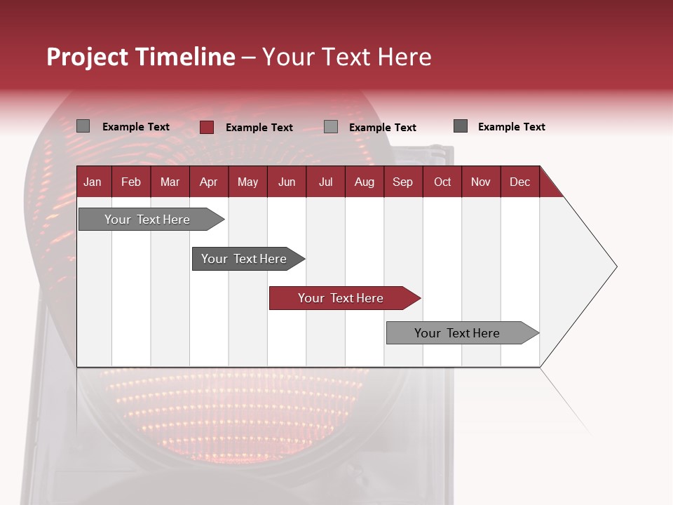 Regulate Yellow Red PowerPoint Template