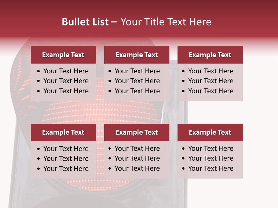 Regulate Yellow Red PowerPoint Template