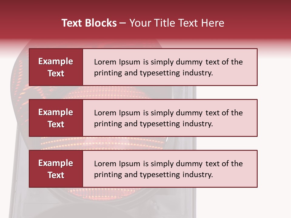 Regulate Yellow Red PowerPoint Template