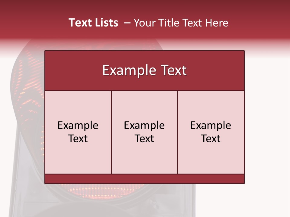 Regulate Yellow Red PowerPoint Template