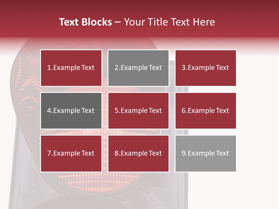 Regulate Yellow Red PowerPoint Template