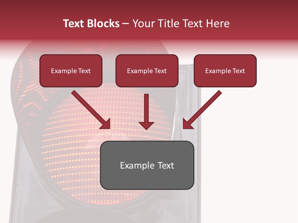Regulate Yellow Red PowerPoint Template