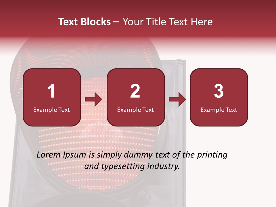 Regulate Yellow Red PowerPoint Template