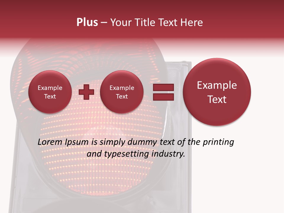 Regulate Yellow Red PowerPoint Template