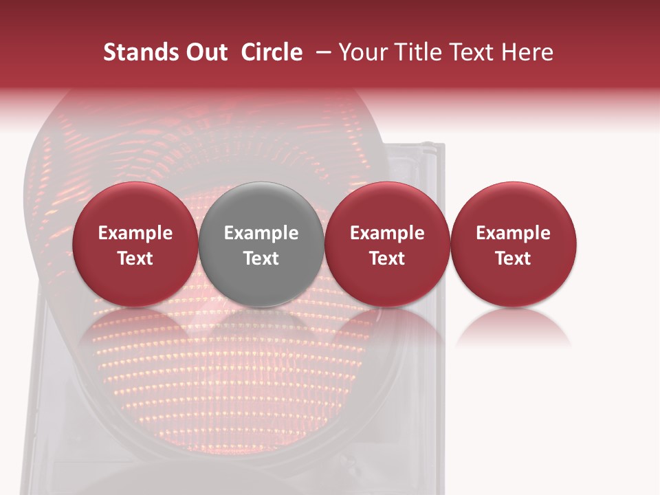 Regulate Yellow Red PowerPoint Template