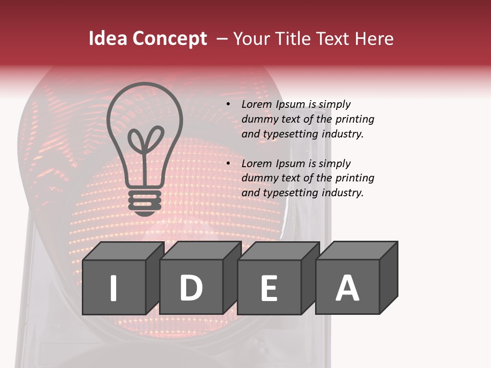 Regulate Yellow Red PowerPoint Template