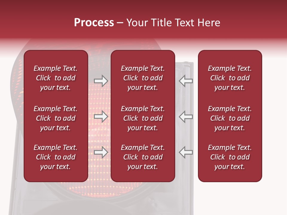 Regulate Yellow Red PowerPoint Template