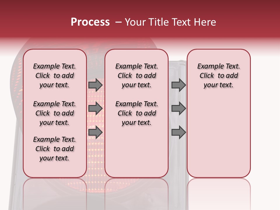 Regulate Yellow Red PowerPoint Template
