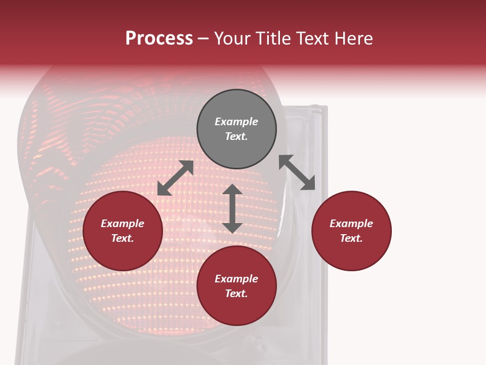 Regulate Yellow Red PowerPoint Template