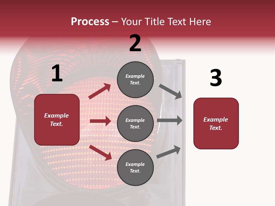 Regulate Yellow Red PowerPoint Template