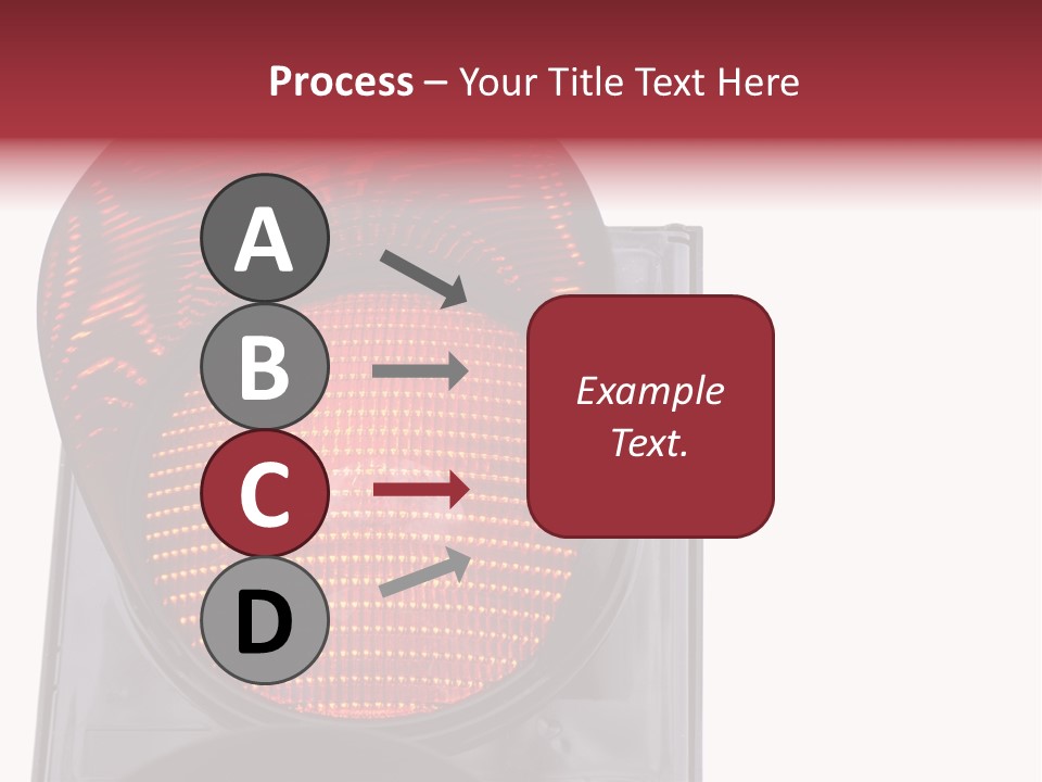 Regulate Yellow Red PowerPoint Template