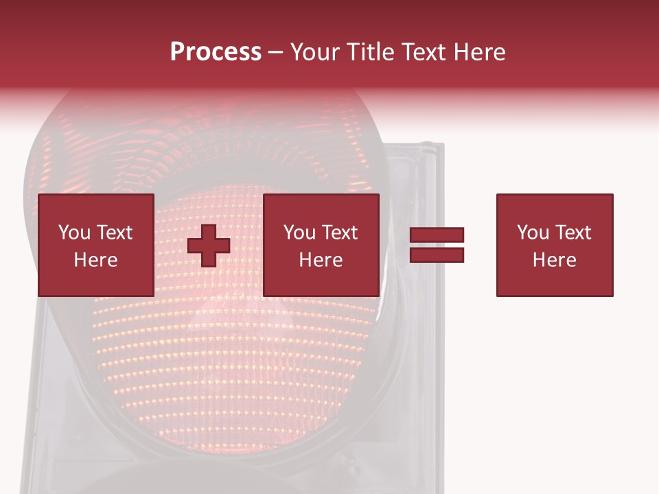 Regulate Yellow Red PowerPoint Template