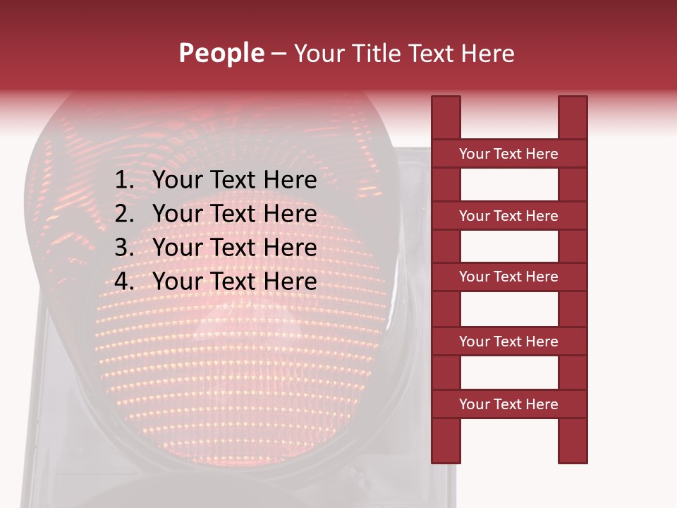 Regulate Yellow Red PowerPoint Template