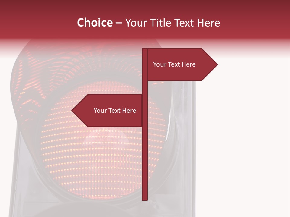 Regulate Yellow Red PowerPoint Template