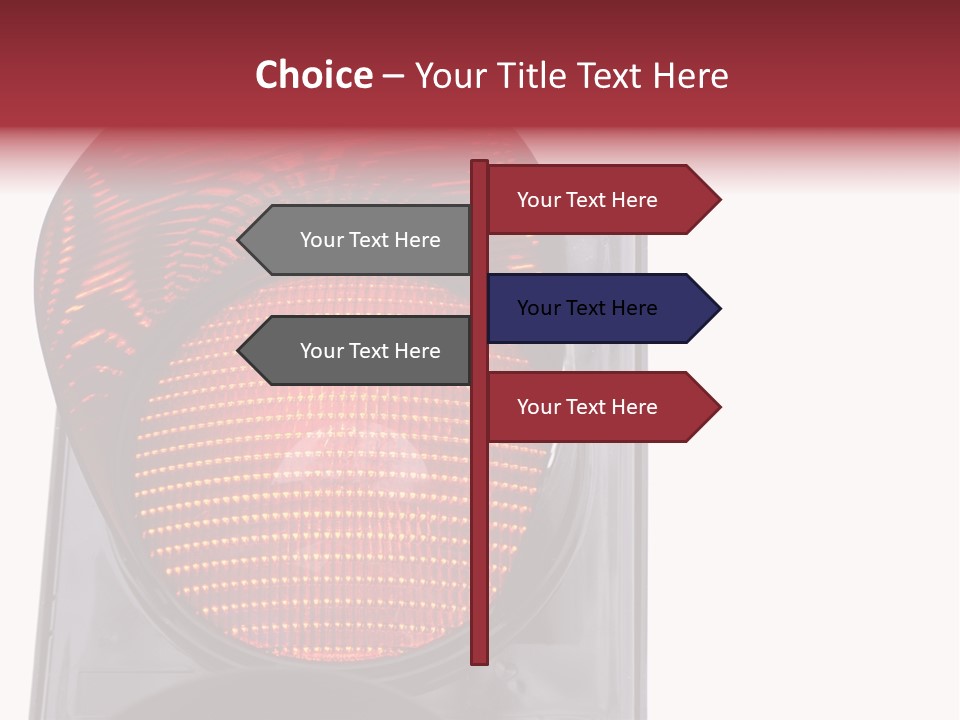 Regulate Yellow Red PowerPoint Template
