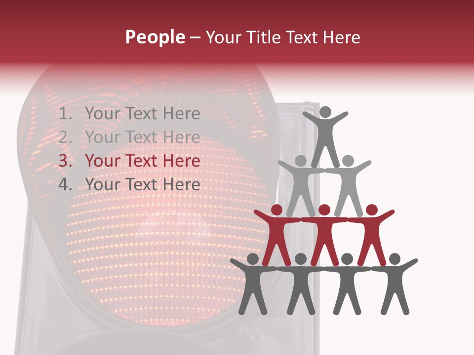 Regulate Yellow Red PowerPoint Template