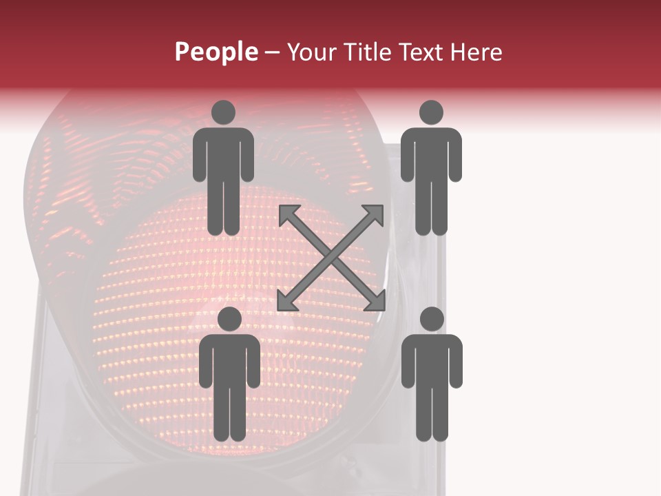 Regulate Yellow Red PowerPoint Template