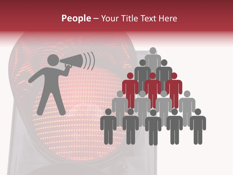 Regulate Yellow Red PowerPoint Template