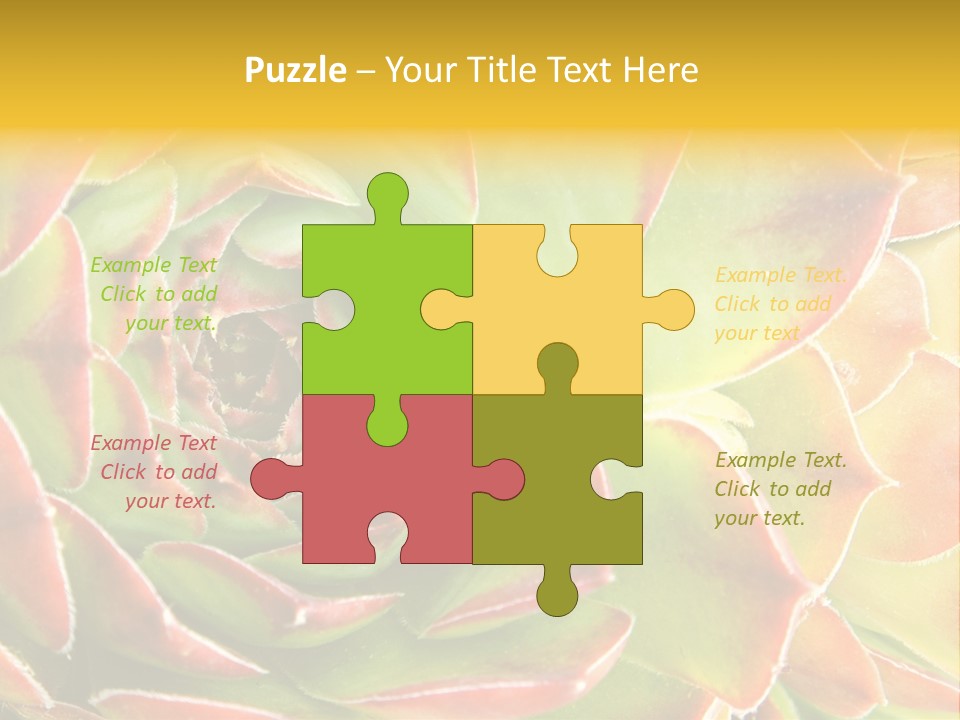 Cacti Cactus Ornamental PowerPoint Template