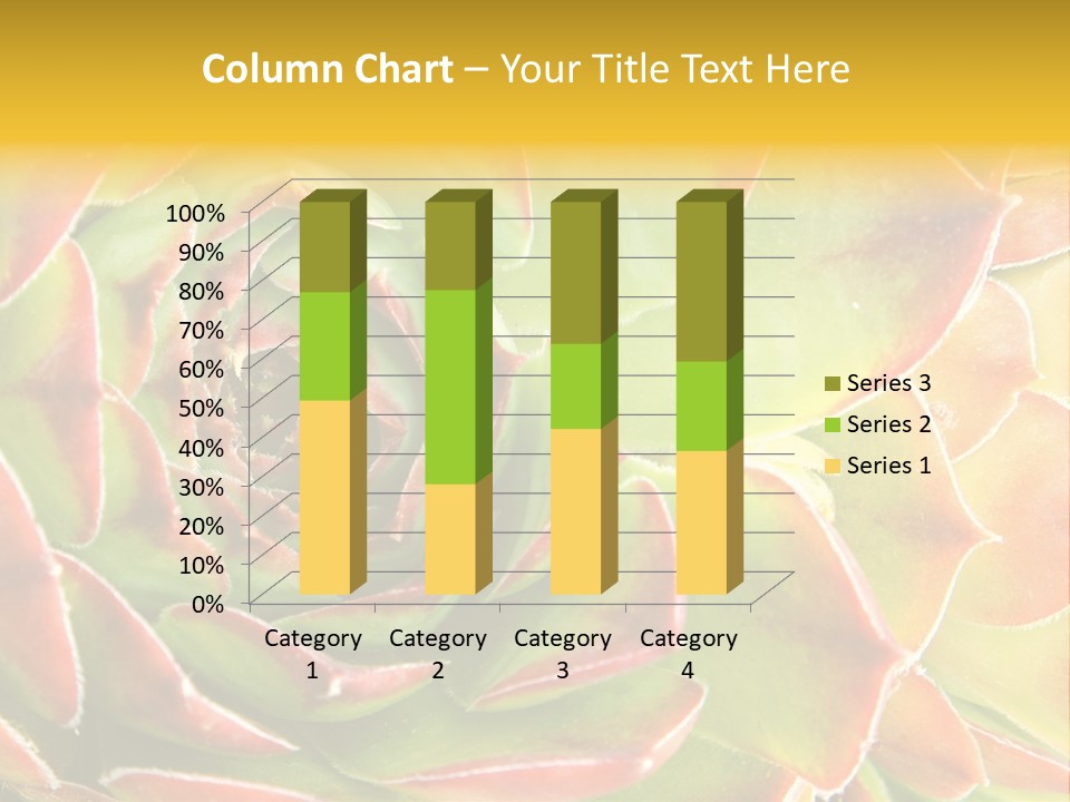 Cacti Cactus Ornamental PowerPoint Template