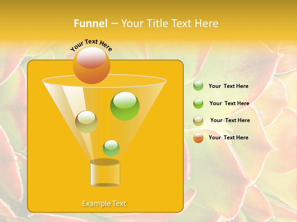 Cacti Cactus Ornamental PowerPoint Template