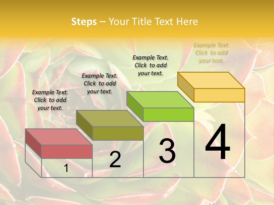 Cacti Cactus Ornamental PowerPoint Template
