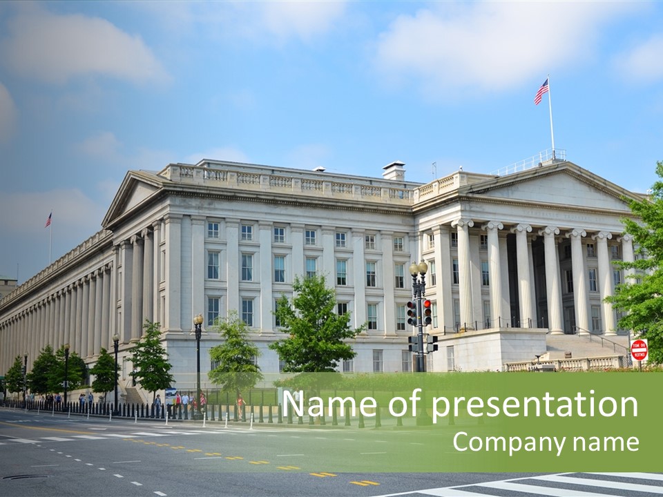 District Public Washington PowerPoint Template