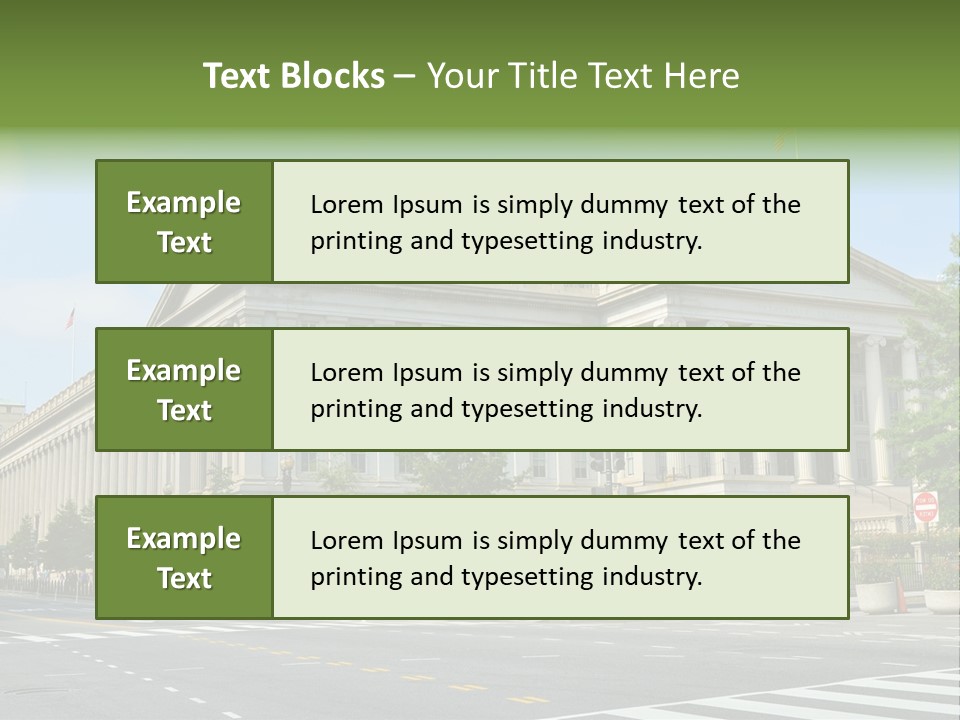 District Public Washington PowerPoint Template