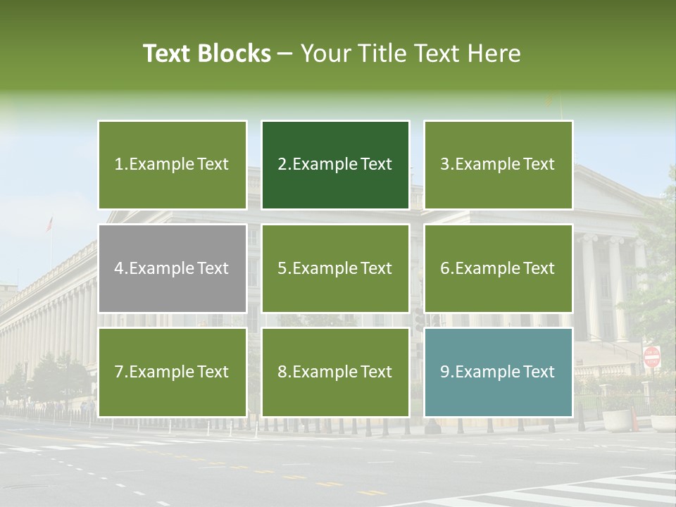 District Public Washington PowerPoint Template