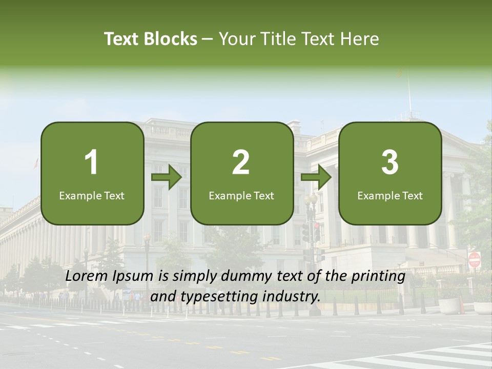 District Public Washington PowerPoint Template