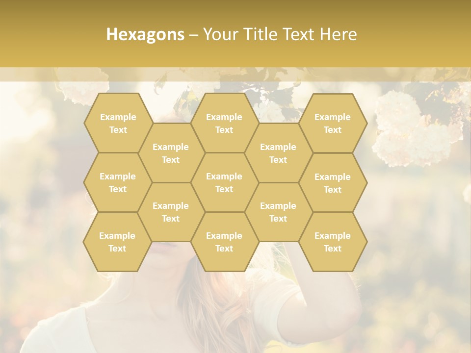 Slim Posing Girl PowerPoint Template