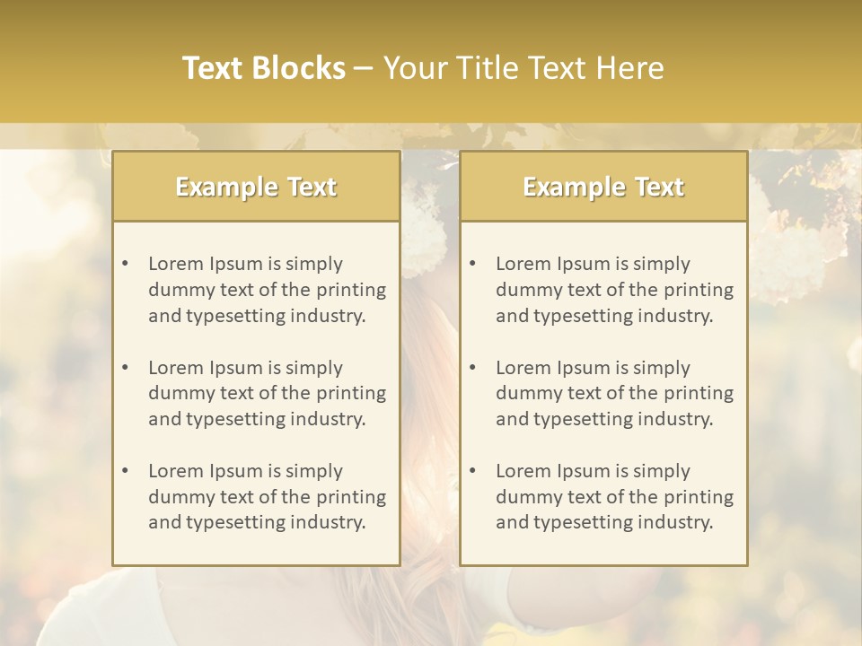 Slim Posing Girl PowerPoint Template