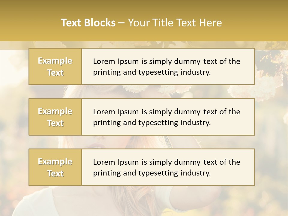 Slim Posing Girl PowerPoint Template