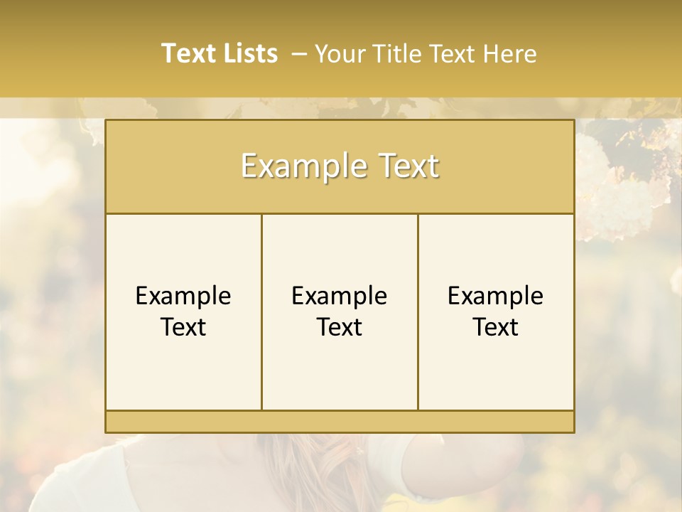 Slim Posing Girl PowerPoint Template