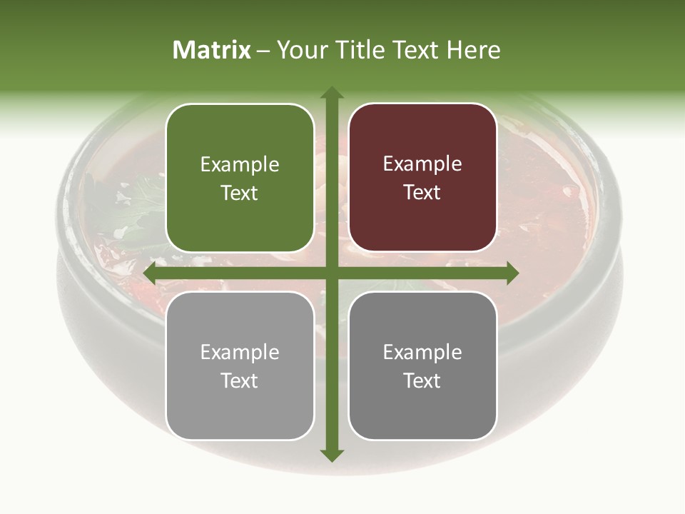Vegetarian Tomato Parsley PowerPoint Template