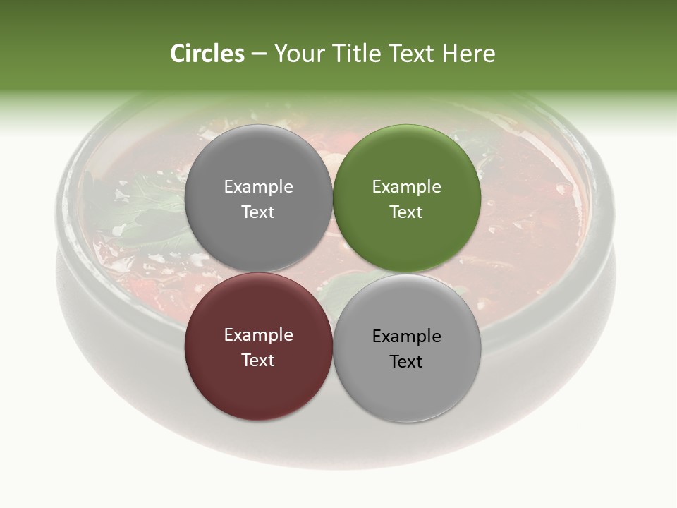 Vegetarian Tomato Parsley PowerPoint Template