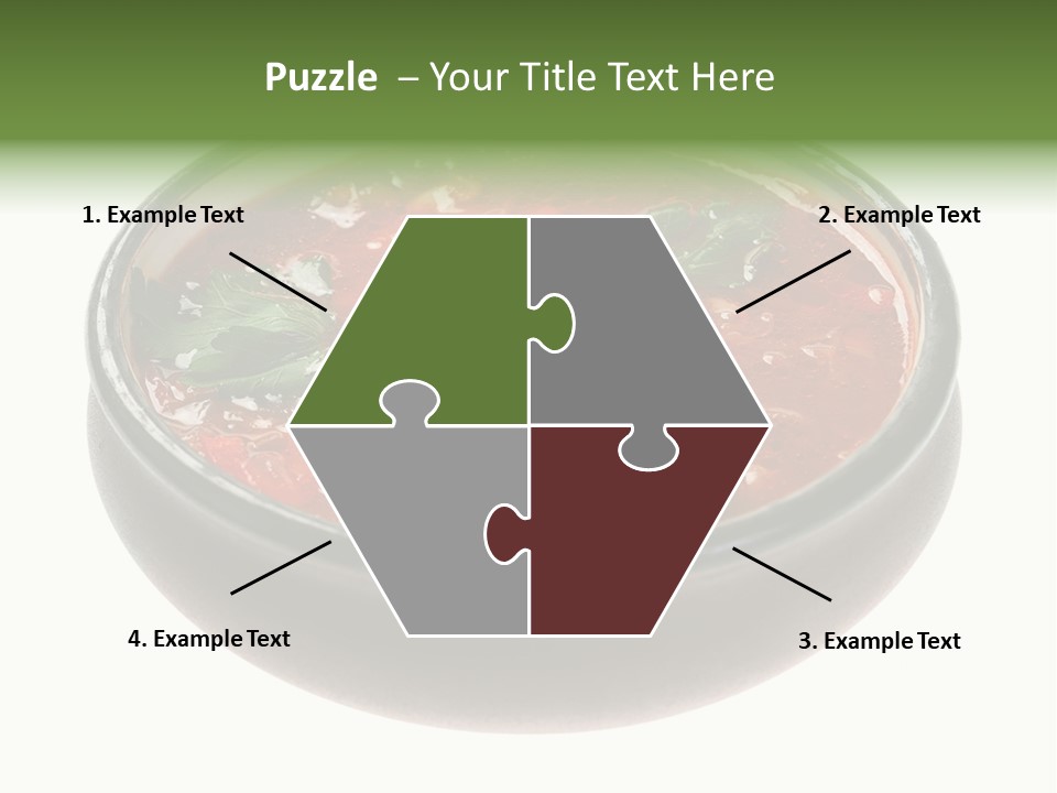 Vegetarian Tomato Parsley PowerPoint Template