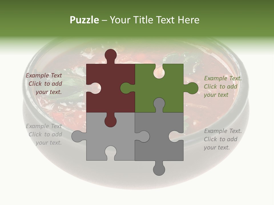 Vegetarian Tomato Parsley PowerPoint Template